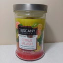 Tuscany Candle Citrus Splash Long-Lasting Scented Jar Candle, 18 oz