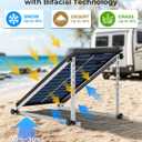 100 Watt Solar Panel, N-Type Solar Panel 18BB 25.6% High-Efficiency