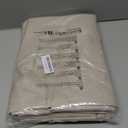 PrinceDeco Blackout Curtains 63 Inch Length Linen Texture Drapes for Bedroom Living Room Thermal Insulated with White Liner Grommet Room Darkening Curtains & Drapes (2 Panels, Cobblestone)