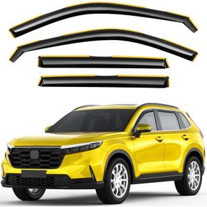 in-Channel Window Rain Guards Fit for Honda CR-V CRV 2023 2024 2025 C-RV Extra Durable Window Deflectors Vent Visors Shades Exterior Car Accessories- Set of 4