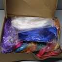PLULON 12Pieces Colorful Wigs, Party Wigs and Sunglass Set, Neon Short Bob Wig Sunglass Pack Costume Colorful Cosplay Wig Daily Party Hairpieces Bachelorette Halloween Costume