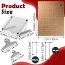 1216 Inch Macrame Board and Pins Kit, Double Sided Grids Handmade Braiding Macrame Board with Instructions - Perfect Macrame Tools and Supplies for Bracelet Creating, Knotting Creations