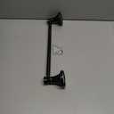 BESy Adjustable Bronze 16 to 26 Inch Bath Towel Bar Rack for Bathroom Towel Holder, Wall Mounted Towel Bar Rod Hanger Bathroom Hardware Accessories Hotel Style, Stainless Steel, Oil Rubbed Bronze, Matte Black