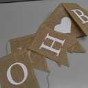 Oh Baby Banner - Prestrung Oh Baby Sign, Golden Baby Shower/Gender Reveal Party Decorations