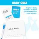 Baby Shower Game for a Memorable Party - Baby & Mommy Quiz Game - Prediction Advice Cards - Suitable for Gender Reveal Parties & Party Favors - Gender Neutral (Multicolor)