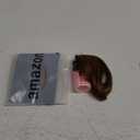 NAYOO Bangs Hair Clip- Brown Fake Bangs 100% Real Human Hair Extensions French Bangs for Women Fringe with Temples Hairpieces Curved Bangs for Daily Wear