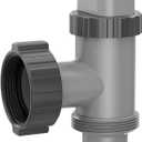 SHAPON Plunger Valve Compatible with Intex Pool Parts and Accessories, On/Off Plunger Valve Replacement for Above Ground Swimming Pool and Pool Filter Pump (2 Pack)
