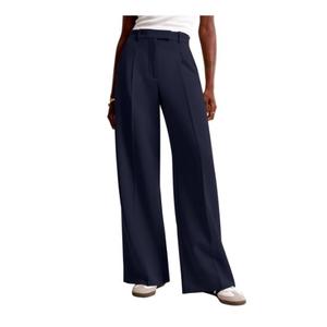 NIMIN Women Wide Leg Pants High Waisted Business Casual Work Trousers Dressy Pants with Pockets, (Medium)