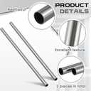 Hicarer 2 Pcs 3/4" Od 304 Stainless Steel Tubing 24 Inch Length Thickened Pipe Wall & Weldable Tubing 16 Gauge Round Metal Tube Industrial for Home Furnishing, Machinery