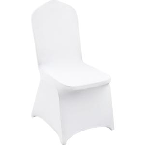 100-Pack Premium Stretch Spandex Chair Covers: Universal Fit, Washable Protection for Wedding, Party, and Banquet Dcor