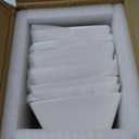 Porcelain Small Serving Bowls Set of 6, 13 Oz Square Cereal Bowls, 4.6" White Ceramic Dessert Bowls for Salad, Dip, Soup, Snack, Fruits, Small Portions, Dishwasher & Microwave Safe