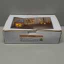 Homemory 6" 8" 10" x 4" Waterproof Outdoor Flameless Candles, Battery Operated Flickering LED Pillar Candles with Remote and Timers for Indoor, Plastic, Ivory White