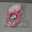 2 x QDTK Easter Bunny Ears Headbands Easter Rabbit Ear Carrot Hairband Pink Cute Rabbit Ears Hair Band Headpiece for Easter Birthday Party for Women and Girls