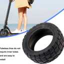 90/55-6 Scooter Tire 10 inch Off Road Tire 10x3.0 Wider & Thicker Rubber Tubeless Tire Motorcycle Electric Scooter Tires Outer Tire Replace for 90/55-6 80/65-6 tyre Wheel Parts