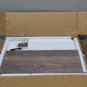 TQVAI Wood Literature Organizer, 12 Slots Hold 6000 Sheets A4 Papers, Wooden Desk Paper File Storage Organizer with Adjustable Shelves, Mailbox Cubbies for Office Home Classroom, Retro Grey/White