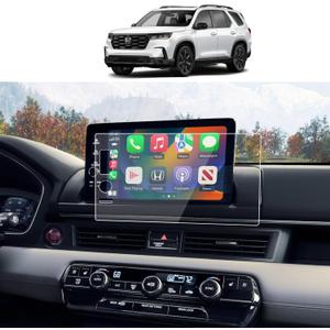 Tempered Glass Screen Protector For 2023 2024 2025 Honda Pilot (EX-L/TrailSport/Touring/Elite/Black Edition) 9 Inch Touchscreen Accessories HD