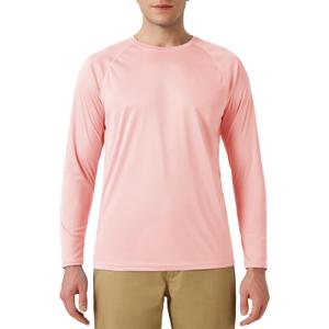 Mens UPF 50+ Rash Guard Swim Shirt Long Sleeve Moisture Wicking Quick Dry Lightweight Wrinkle-Resistant (XXL)