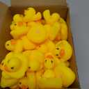 GliSun 60 PCS Rubber Ducks Bath Toys Mini Ducks Float and Fun Squeak for Kids Bath Toy Shower Decorations Birthday Party Carnival Game Gift
