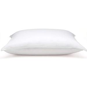 DOWNLITE Flat & Soft Down Pillow  Hypoallergenic Premium Down (Not Feathers)  Standard Size, 20 x 26