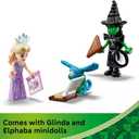 LEGO Wicked Emerald City & Kiamo Ko Castle Building Toy - Elphaba & Glinda Toy Figures, 2 Buildable Playsets, & Flying Monkey Minifigure for Kids, Ages 9+ - Wicked Merch Gift for Girls & Boys - 75689