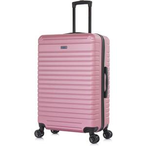 InUSA DEEP Luggage with GEL Handle | Spacious Traveling Suitcases, Travel Suitcase with Dual Spinner Wheels and Studs | 28 Inch Large Hardside Luggage | Rose Gold