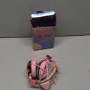 QearFun Kids Cat Ear Headphones with USB C for Girls with Microphone, 85/94dB Safe Volume Limiter, Tangle-Free Cord, Share Port, Foldable Sparkly Wired Headset for School, Travel, Tablet, iPad