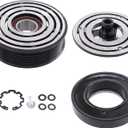 ApplianPar AC A/C Compressor Clutch Assembly Kit for F-250 F-350 F-450 F-550 Super Duty 7.3L 1999 2000 2001 2002 2003