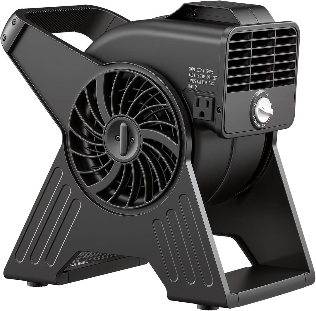 VEVOR Blower Fan, 13 in Portable Utility Floor Fan, 300 CFM, 3 Speeds, Multi-Angle Airflow, Lightweight Portable High Velocity Air Mover, for Drying, Dehumidifying, Carpets, Air Circulation, Cooling