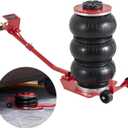 VEVOR Air Jack, 3 Ton/6600 lbs Triple Bag Air Jack, Airbag Jack with Six Steel Pipes, Lift up to 17.7 inch/450 mm, 3-5 s Fast Lifting Pneumatic Jack, with Long Handles for Cars, Repair, (Red)