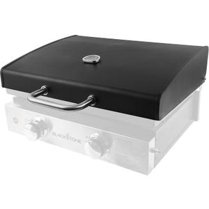 Hard Cover Hood with Temperature Gauge for Blackstone 22 inch Table Top Griddle, 5011 Griddle Hood 22" Grill, Black