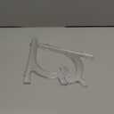 uxcell 2pcs 9.8" Acrylic Easel Stand, Folding Display Plate Holder Clear for Decorative Picture Frame