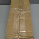 Housoutil Slim Rolling Storage Cart, 2-Tier Mobile Shelving Unit, White Plastic and Iron Trolley Rack for Kitchen, Bathroom, Office, Laundry Room, 15.74 X 15.74 X 5.11 Inches