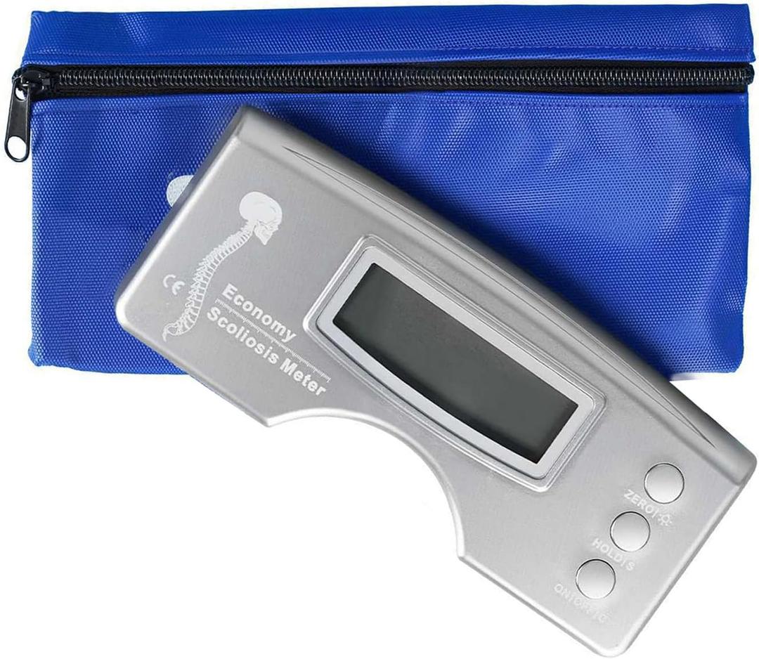 Scoliosis meter Electronic, Precise Measure Digital Display Scoliosis meter for Scoliosis Evaluation, Professional Scoliosis meter Pediatric, Portable Human Scoliosis Meter for Therapy Analyzer