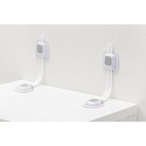 YEYA No Drill Anti Tip Furniture Adjustable Straps Wall Anchors for Baby Proofing (Upgraded 4P)