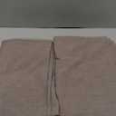 MooMee Bedding Duvet Cover Set 100% Washed Cotton Linen Like Textured Breathable Durable Soft Comfy (Heathered Mauve Brown, Oversized Queen 98"x98")