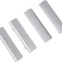 L2R for Toyota Highlander (2020-2024) Roof Rack Rails End Cap Leg Cover Protector Shell Plastic Car Exterior Accessories 4PCS Only Fit OEM Roof Racks (Silver)