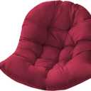 Thickened Large Size 35.4"x47" Hammock Swing Chair Cushion, Ultra-Soft Hanging Egg Seat Pillow for Indoor Outdoor Garden Office and Patio (Rose)