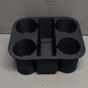 Upgraded Center Console Cup Holder Compatible with Chevrolet GMC Silverado Tahoe Yukon Sierra Suburban 2003-2007, Front Center Console Beverage Drink, Accommodating Up to 4 Cups