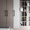 Black Square 7-1/2in 4 pcs Wooden Drawer Pulls Handle pulls for cabinets Kitchen Cabinet Drawer pulls Cabinet Door Pull