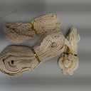 Tatuo 40 Yards Cotton Lace Trim Vintage Ribbon Crochet Cotton Lace Scalloped Edge for Bridal Wedding Decoration Christmas Package DIY Sewing Craft Supply, 5 Yards Each, 8 Styles(Beige)