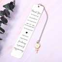 10 x Thank You Bookmark Coworker Retirement Gift for Book Lover Gifts Women, Book Accessories Bookish Gift for Teacher Women, Appreciation Bookmark Gift for Bosses Coworker Mentor Secretary Gifts for Women