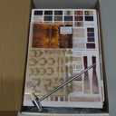 CCCDF DIY Book Nook Kit, Miniature Dollhouse Booknook Kit, 3D Wooden Puzzle Bookend Bookshelf Insert Decor with LED Light for Teens and Adults (Beyond Library Max)