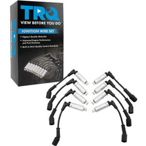 TRQ Ignition Spark Plug Wire Kit Set for GMC Chevrolet Buick Cadillac Hummer Isuzu Pontiac Saab Pickup Truck SUV V8 New