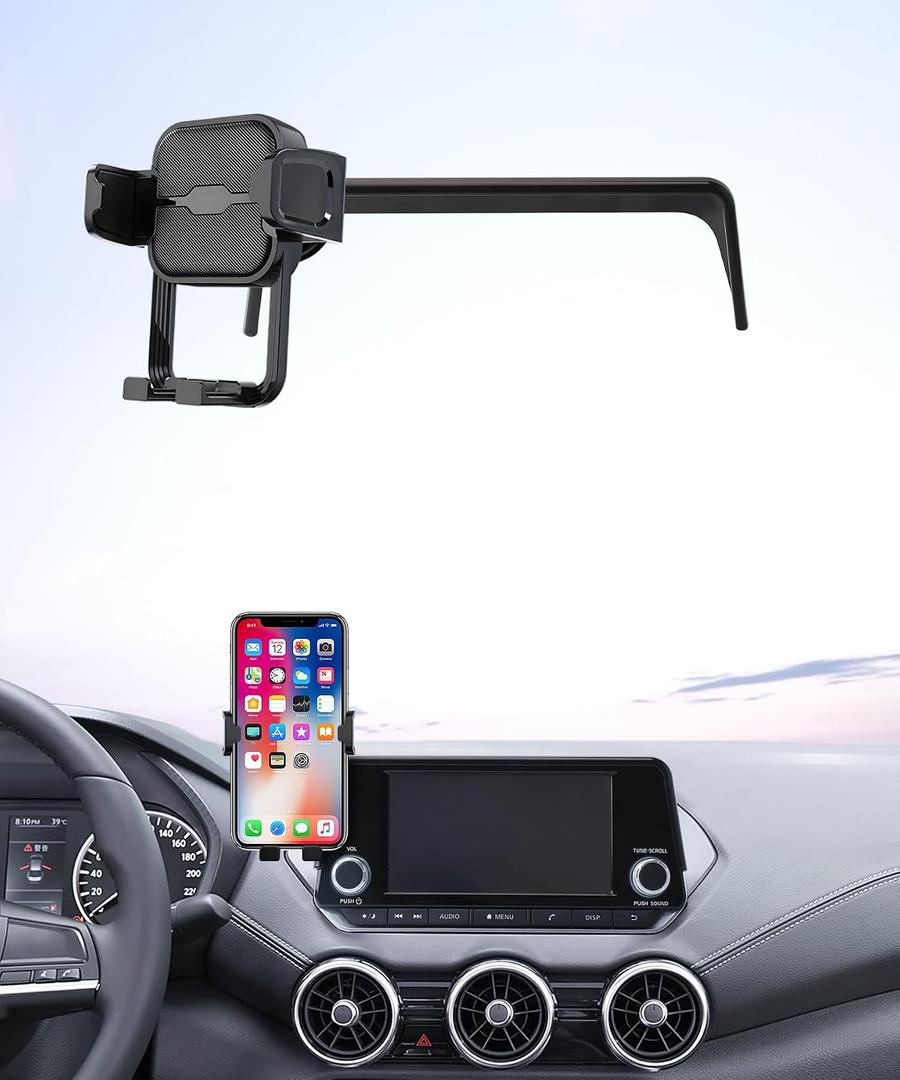 Car Phone Holder for Nissan Sentra 2020-2025, Altima 2021-2024, 7" Screen | Universal Mechanical clip Cell phone Mount Accessories Fit iPhone Android,Automobile Cradle GPS Dashboard Navigation Bracket