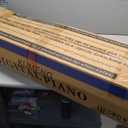 digital Piano 88 Key Semi Weighted Keyboard,Full-size Electric Piano for Beginners,with Sheet Music Stand,Pedal,Power Adapter,Headphone Mode,USB-MIDI (KU-3506 Digital Piano with Stand) (brown)