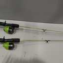 Shakespeare Pitchin Stik Spincast Reel and 2'6" Fishing Rod Combo, 1-Piece Solid Glass Fishing Rod and Size 6 Reel, Pre-Spooled with 6lb Fishing Line, One Size