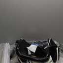 Upgraded Toddler Swing with Tray, Baby Swing Outdoor with Detachable Design, Safety Belt, Foldable Frame for Outdoor & Indoor Use (Black)