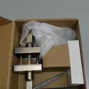 Asidrama 1 Pack Brushed Antique Brass Privacy Door Handles, Door Lever with Door Knobs Indoor for Bedroom or Bathroom, Heavy Duty Door Handles Interior with Locks for Left Right Sided Doors