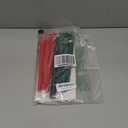 7PCS Kwanzaa Candles Decorations: Flameless Taper Battery Operated Kinara Decor Set with DIY Letter Stickers