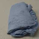 Mellanni RV Short Queen Sheets - 4 PC Iconic Collection Bedding - Hotel Luxury, Extra Soft, Cooling Bed Sheets - Deep Pocket up to 10 inch (RV/Short Queen, Sky Blue